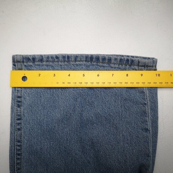 Levi's 559 Men's Size 44/32 Light Wash Zipper & Button Closure Blue Jeans - Picture 15 of 15